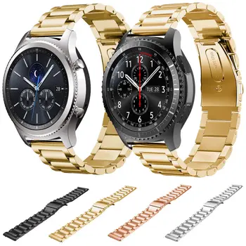 Iz nerjavečega Jekla Watch Band za Samsung Prestavi S3 Meje Claasic Zamenjava Pasu za Galaxy Watch 46mm Različica z Prilagodite Orodje