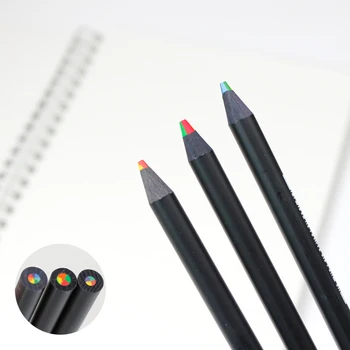 Japonska mavrica svinčniki multi-barvni štiri-barvni svinčnik sedmih barvnih grafiti slikarstvo svinčnik za študente 4pcs/veliko ali 6pcs/veliko