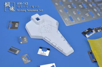 Jedkanje Deli Za Gundam Scribing Predloge AW143 Foto-jedkano Listov(PE) Modeliranje Nadgradnjo Kompleti Sprejeti na Debelo