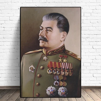 Joseph Stalin Portret HD Wall Art Platna, Plakati, Tiskanje Slikarstvo Stenske Slike Giclee Za Sodoben Življenjski Prostor Doma Dekor Umetnine