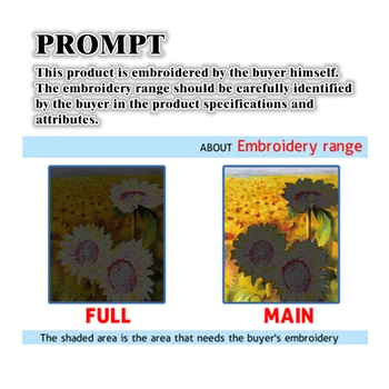 KAKA Navzkrižno šiv kompleti za Vezenje needlework določa s natisnjen vzorec,11CT platno,Doma Dekor za vrt, Hišo,5D Cvetje