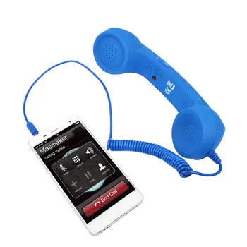 Kebidumei 3,5 mm, Retro Telefonsko Slušalko Sevanja,-dokazilo nastavljiv zvonjenja mobilnega Telefona Mikrofon Sprejemnik Earphon za iPhone