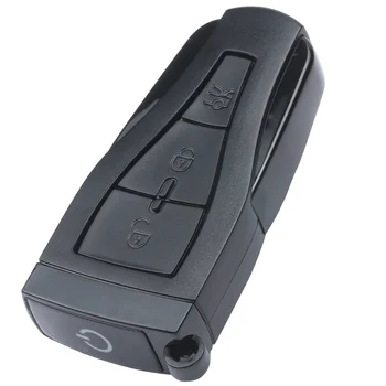 KEYECU Zamenjava Smart Remote Avto Ključ Lupini Primeru Fob Ohišje Pokrov 3 Gumb za MG6
