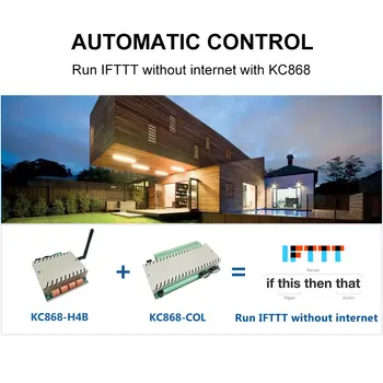 Kincony H4B Ethernet/wi-fi Smart Rele za Nadzor Daljinski Senzor Časovnik Scene Doma Pomočnik Avtomatizacije Modul DIY Domoticz