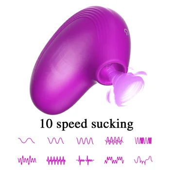 Klitoris Naivnež, Vibratorji za Ženske Sesanju Klitoris Stimulator 10 Hitrost G spot Nastavek Bedak Adult Sex Igrače za Žensko Masturbator