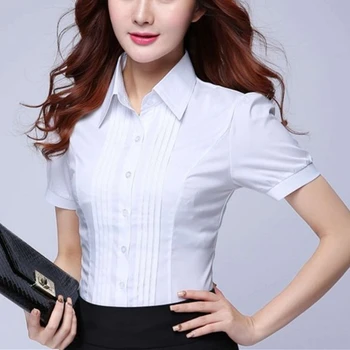 Korejske Modne Ženske Majice Urad Dama Bombažno Bluzo Blusas Mujer De Moda 2019 Ženske Bluze Elegantne Ženske Majica Plus Velikost 5XL