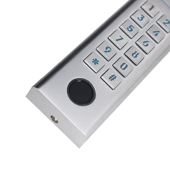 Kovinski fingerprint integrirani card reader IP66 nepremočljiva rfid vrata za nadzor dostopa do sistema za Elektronsko Zaklepanje Vrat Reader