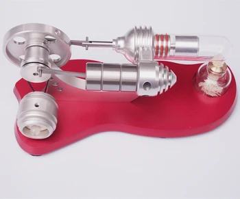 Kul !Miniaturni Stirling motorja, Alternator imajo primeru in LED M14-22-D M14-03-S M14-040S M14-05-S M14-06-S M14-03-L M14-V4-D