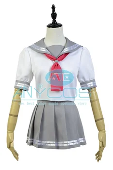 Kurosawa Dia LoveLive! Sunshine Aqours Cosplay Kostum Japonski Anime Dekle Mornar Šoli Enotno Pustne Obleke