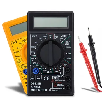 LCD Digitalni Multimeter AC/DC 750/1000V Digital Mini Ročni Multimeter za Voltmeter Ampermeter Ohm Tester Meter S Sondo