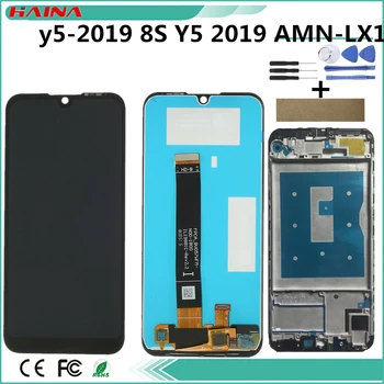 Lcd + TP Z Okvirjem Za Huawei Y5 2019 AMN-LX9 AMN-LX1 AMN-LX2 AMN-LX3 Čast 8S k se-LX9 KSA-LX9 LCD-Zaslon na Dotik + orodja