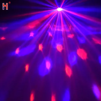 Led Crystal Magic Ball 3W Mini Rgb Razsvetljavo Učinek Stranka Disco Klub Dj Light Show Z Daljinskim upravljalnikom