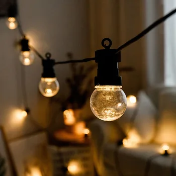 LED Niz Luči G50 Svetu Žarnica Prostem Nepremočljiva Žogo Luč za Božič Garland Novo Leto, Poročni Vrt Stranka Dekoracijo