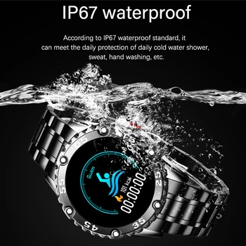 LIGE 2020 Nove Pametne Gledajo Moški Nepremočljiva Šport Srčni utrip, Krvni Tlak Fitnes Tracker Smartwatch Pedometer reloj inteligente