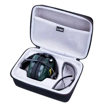 LTGEM Izvajanje Primeru Težko za Caldwell E-Max Nizko Profil Elektronske 23 NRR opreme za Varovanje Sluha, Naušniki Z Streljanje Očala