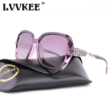 Luksuzni Brand Design Polarizirana sončna Očala Ženske Elegantne Velika Očala za Sonce, Za Ženske Prizmatični Očala UV400 Oculos De Sol Ženski