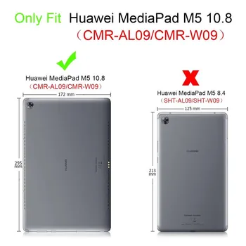 Luksuzni Kritje Za huawei mediapad m5 10.8 palčni Pametni PU Usnjena torbica Za Huawei Mediapad M5 Pro CMR-AL09 CMR-W09 CMR-W19
