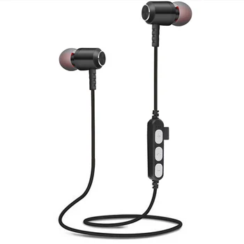 LWHWZT T15 Bluetooth 5.0 Slušalke Šport Magnetni Slušalke Glasbe TF Card Slot Čepkov Brezžične Z Mikrofonom Slušalke Za Meizu Živo