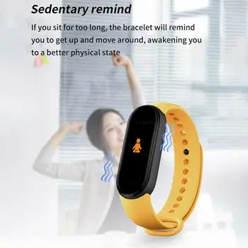 M5 Pametno Gledati Moški Ženske Srčnega utripa, Krvnega Tlaka, Fitnes Tracker Smartwatch Pasu 5 Šport Pazi Za IOS Android