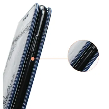 Magnetni Flip Denarnice Kritje Za Iphone XR XS MAX 6 7 8 Plus primeru Reliefi Leathe Primeru za Iphone X 6S 5S Poslovni Telefon Kritje