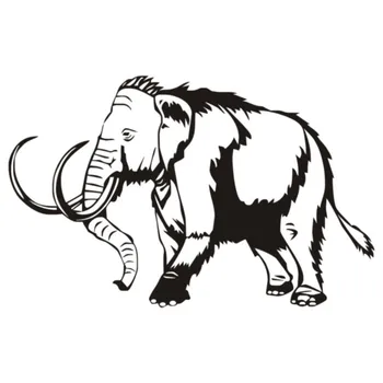 Mammoth Slon Stenske Nalepke Doma Dekor Življenjski Prostor Prostoživečih Živali Za Domači Kavč Ozadju Otroci Soba Vinil Stenske Nalepke