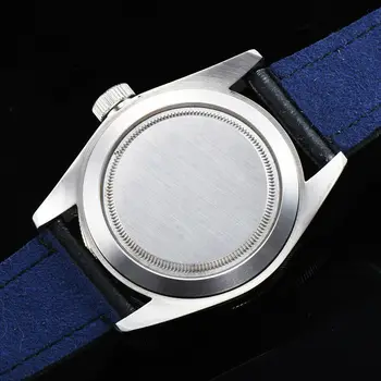 Mens watch 41mm črno ploščo safirno steklo GMT Automatic mehanski Vojaški Šport Usnja luminou nepremočljiva sterilne izbiranje watch