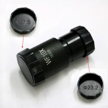 Mikroskop Očesni Prahu Kritje C Mount CCD Vmesnik Mikroskopom Objektiva Okular Kritje za 23,2 mm 25.4 mm 27,5 mm 34 mm 35 mm 38 mm 39 mm