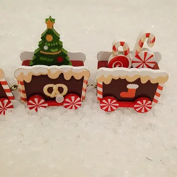 Mini Torto usposabljanje 2020 Lesa Božič Otrok Igrače Majhno Darilo Okras Božič Pribor Stranka DIY Novo Leto za notranje Dekoracije