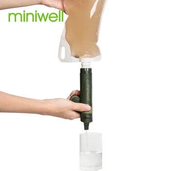 Miniwell zunanja orodja 98 g lahek vodni filter slame za na prostem rekreacija in potovanja
