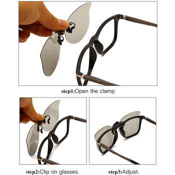 Moda Posnetek na Polarizirana sončna Očala Leče Ženske Moški Voznik Nočno gledanje Posnetkov, Leče Očala za Kratkovidnost Kritje Očala UV400 10 Barv