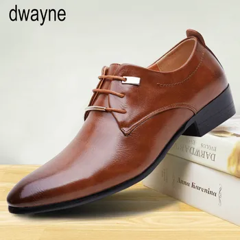 Moda za Moške Formalnih Poslovnih Čevlji Visoke Kakovosti Opozoril Obleko Čevlje Velikih Velikosti Oxfords Usnje Moški Čevlji tyh789