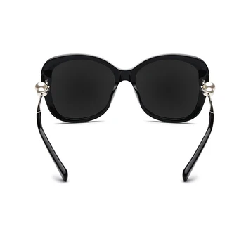 Moda za Ženske Polarizirana sončna Očala 2 Barve Črna/Rjava UV400 Vožnje Očala Za ženske S Pearl