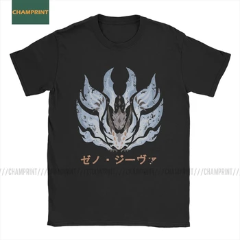 Monster Hunter Svetu Xeno'jiiva Kanji Ikono Moške Majice s kratkimi rokavi Zmaj Lov MHW Igro Vintage Tees Kratek Rokav T-Shirt Čistega Bombaža