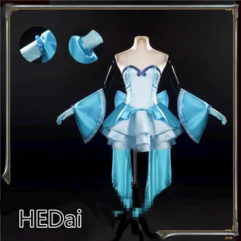 Morska Deklica Melodijo Hanon Hosho Cosplay Kostum Ženska Ligth Modra Obleka Anime Cos Obleke