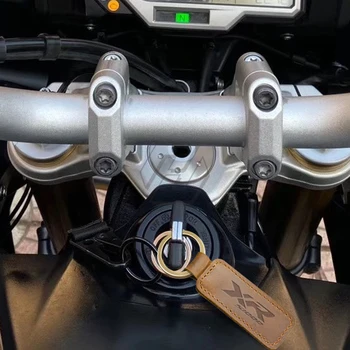 Motorno kolo Keychain Cowhide Key Ring Primeru za BMW Motorrad S1000XR S1000 XR Modeli