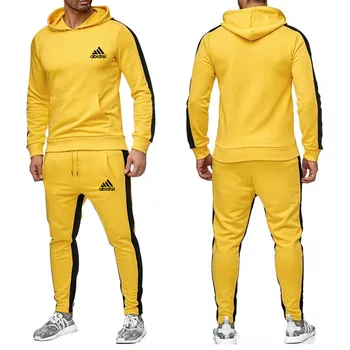 Moške 2020 Jeseni In Pozimi Nove Priložnostne Dports Hoodie Obleke Moški Tekaški Športni Svoboden Priložnostne Moda Obleke