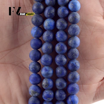 Naravni Topa poljski Lapis Lazuli Kamen Krog Svoboden Biseri 4 mm-12 mm Distančnik Kroglice Za Nakit, Izdelava DIY Zapestnica Pribor 15