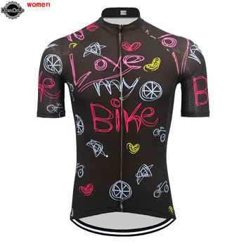 NOV Kolesarski dres ženske Kratek sleeve kolesarjenje oblačila maillot prostem MTB Kolo nositi Dres Ropa Ciclismo