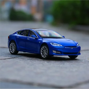 Novo 1:32 Tesla MODEL S Zlitine Modela Avtomobila Diecasts & Igrača Vozil avtomobilčki Otrok Igrače Za Otroke Darila Boy Toy rdeči avto