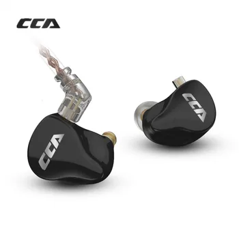 NOVO CCA CA16 7BA 1DD Hibridni Vozniki V Uho Slušalke HIFI Spremljanje Slušalke z 2PIN 0,75 MM Kabla CCA C12 C16 ZSX ZSTX VX T4 T3