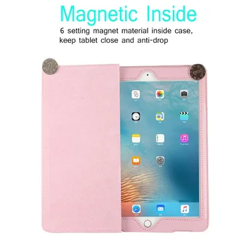 Novo Folio Stojalo Coque za iPad 2, iPad, iPad 3 4 Primeru Magnetni Smart A1395 A1430 A1460 Flip PU 9.7
