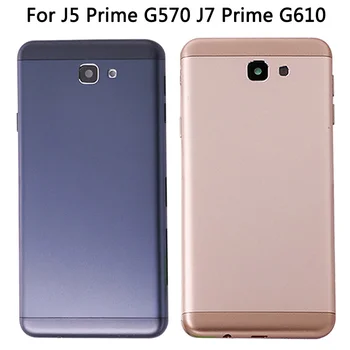 Novo J7 Prime G610F G610 On7 2016 Metal Nazaj Ohišje Za Samsung Galaxy J5 Prime G570F G570 On5 2016 Nazaj Pokrov Baterije, Ohišje