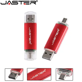 Novo JASTER OTG usb flash disk Visoke Hitrosti pen drive cle usb ključek 16GB 32GB 64GB 128GB 256GB Pendrive za Android/Tablet PC