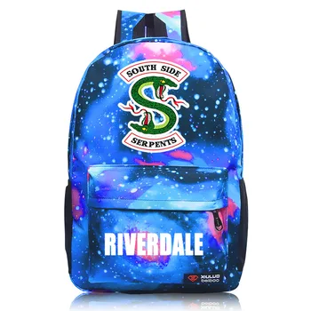 Novo Riverdale Južni Strani Neznancu, kar Fant Dekle Šolsko torbo Ženske Bagpack Najstnikov Schoolbags Platno Moških Študent Nahrbtniki