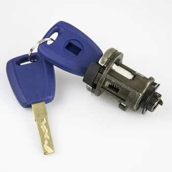 OkeyTech 5PC Komplet Avto Ključ za Vžig Vrata Prtljažnik Zaklepanje varnostne Kopije Sod Cilinder Ključavnice Za Fiat Zamenjava Zaklepanje Z SIP22 Ključ