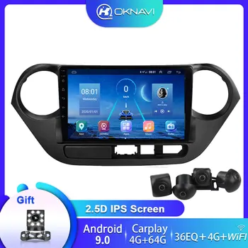 OKNAVI Za 9 cm Za Hyundai Grand I10-2017 DSP Carplay 360 Fotoaparat, GPS Navigacija 2 Din Avto Multmedia WIFI, BT Predvajalnik Radio