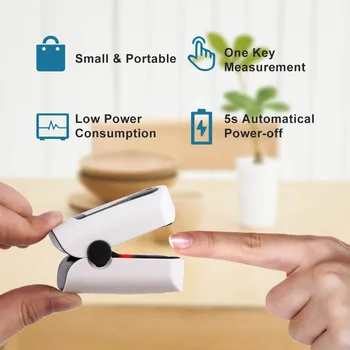 OLED Medicinske Gospodinjski Digitalni Prsta Impulz Oximeter Krvi Kisik Nasičenost Meter Prst SPO2 PR Spremljanje Zdravstvenega Varstva