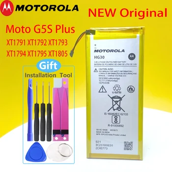 Original Motorol Moto G5s Plus XT1791 XT1792 XT1793 XT1794 XT1795 XT1805 XT1803 XT1806 XT1804 XT180 3000mAh HG30 Telefon Baterija