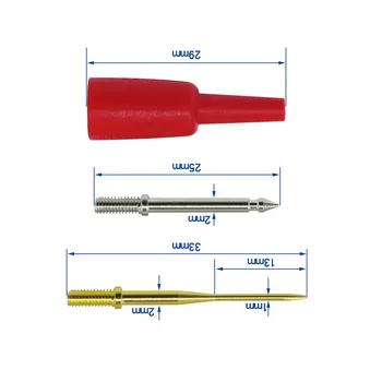 P1503E Multimeter Testne Sonde Test Vodi Komplet s Pinceto Banana Vtič Kabla Zamenljive Igle Digitalni Multimeter Feeler