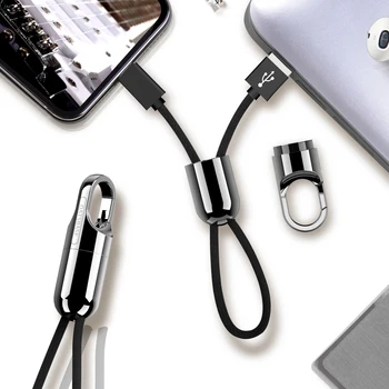 PADCOVER Tip C Kabel za Xiaomi MI Mix 2S Kabel Hiter Polnilec za Samsung S8 S9 Polnjenje prek kabla USB Kabel Skrit Keychain Design Kabel